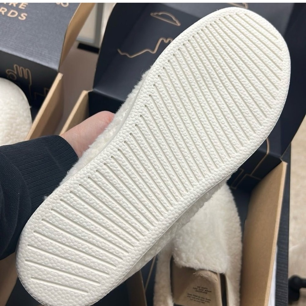 NIB Allbirds wool lounger fluff natural white - M 10 - Picture 5 of 6
